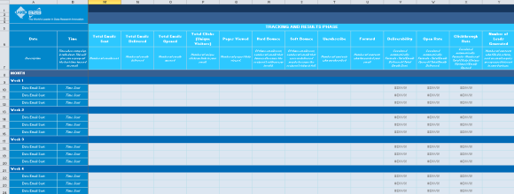 Email Marketing Campaign Planner_Tracking and Results Phase