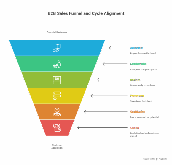 B2B Sales Funnel Cycle