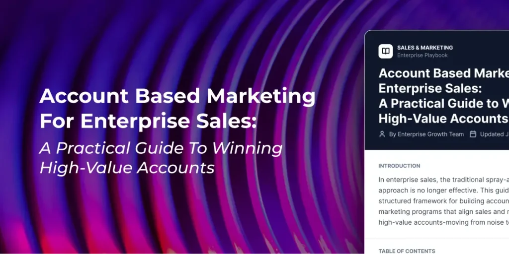 account based marketing lakeb2b