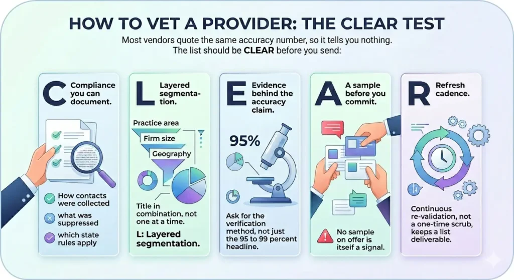 how data providers clear the data infographics 