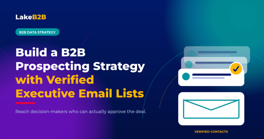 b2b verified prospecting verified executive email list
